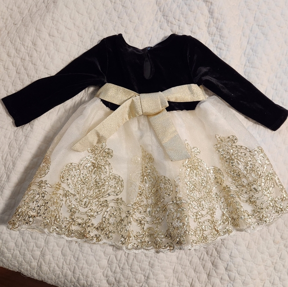 Rare Editions Holiday Dress 12-18 months - Picture 2 of 6